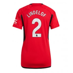 Manchester United Victor Lindelof #2 Domaci Dres za Ženska 2023-24 Kratak Rukavima